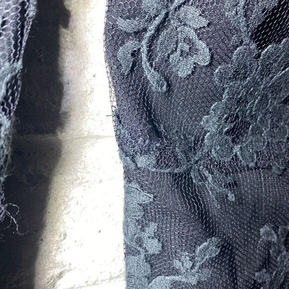 MSRP $275 Theory Lace Covered Black Pants Women's Size 4 - Picture 8 of 10